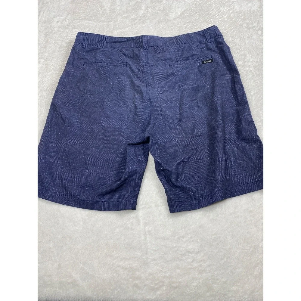 Molokai Surf Co. Hybrid Shorts Walk Shorts‎ Blue Pattern Size 38